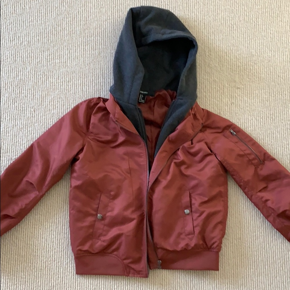 F21 bomber jacket